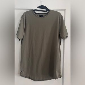 Cuts AO Curve-Hem Tee - Sage - size L